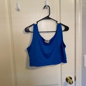 Royal Blue crop top! Size XL